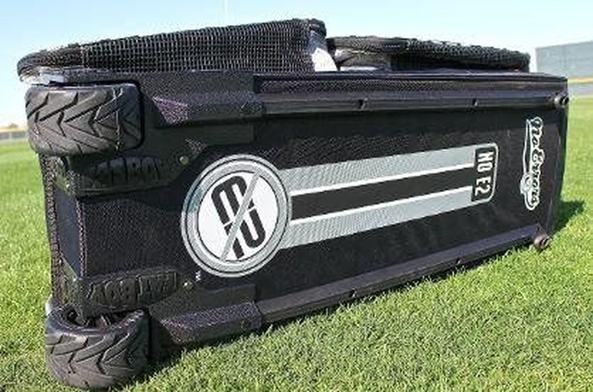 No Errors NO E2 Wheeled Catchers Gear Bag - Large Baseball and Softball Bag for Catcher’S Equipment with Fatboy Wheels