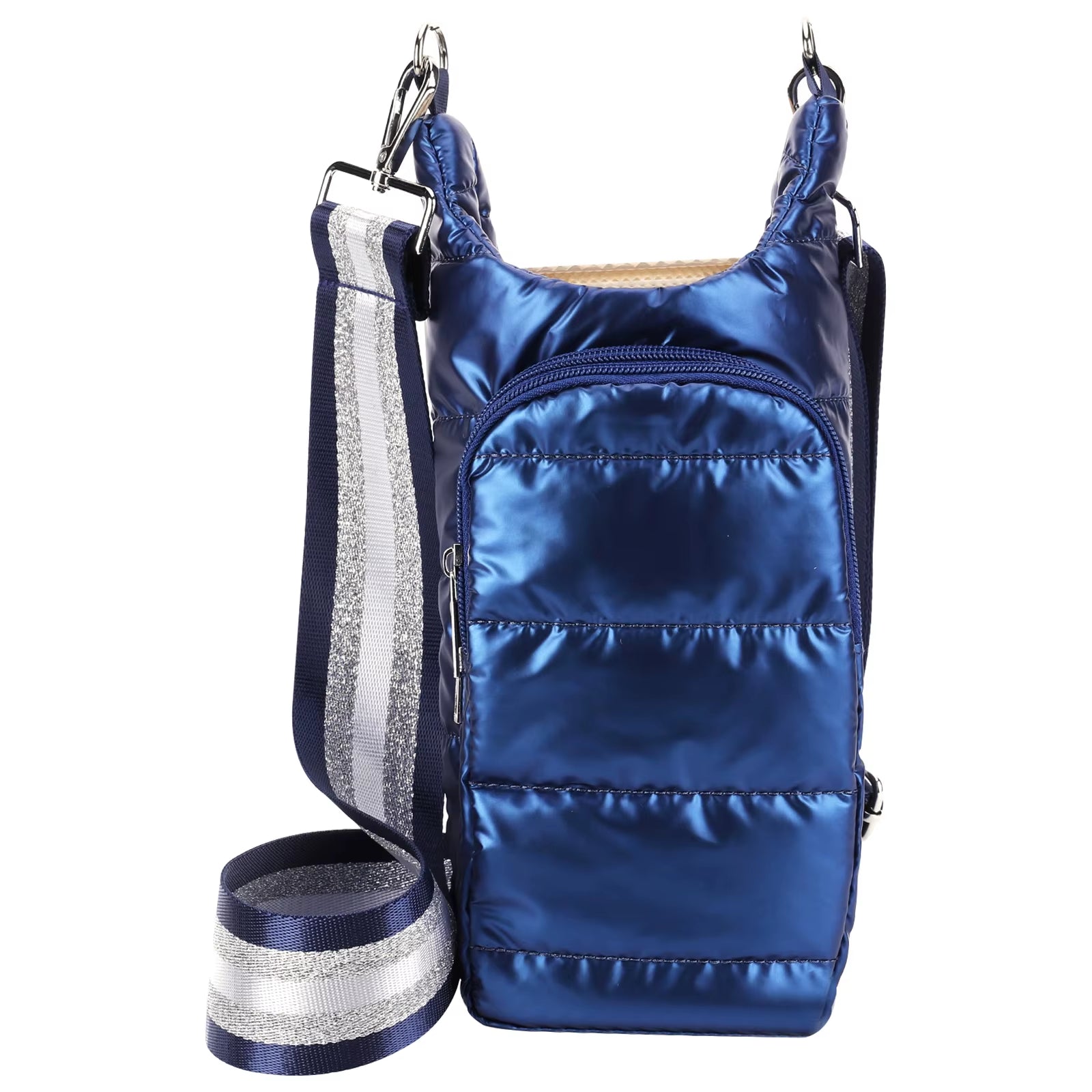 Water Bottle Holder Adjustable Wide Strap Water Bottle Carrier Portable Water Bottle Puffer Tote Soft for Outdoor Travel