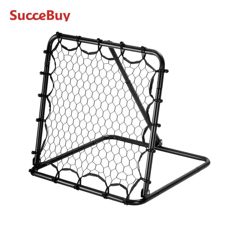 VEVOR 34"X34" Soccer Rebounder Rebound Net Kick-Back Portable Football Training Gifts Fully Adjustable Angles Goal Net