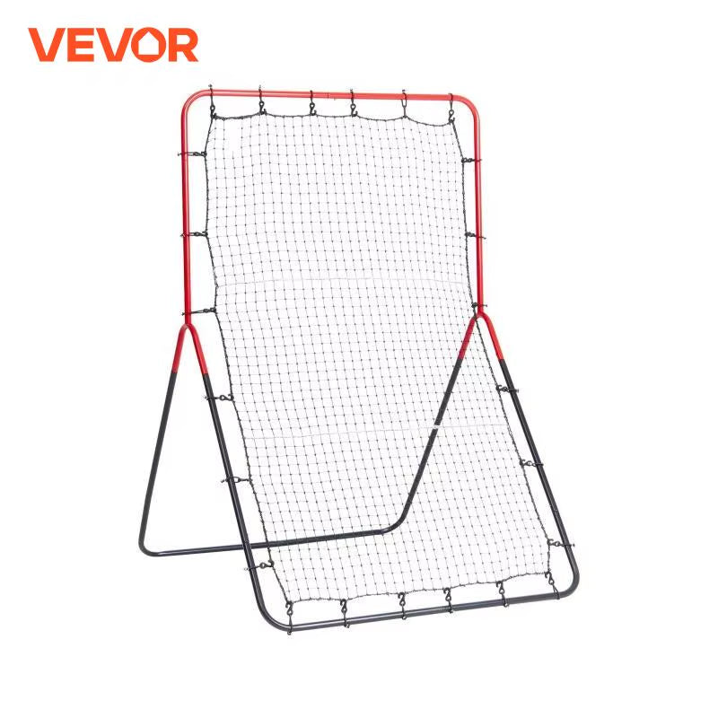 VEVOR Baseball and Softball Rebounder Net 3 X 4.5 Ft Pitchback Baseball Pitching Nest Three-Way Baseball Softball Pitchback Net